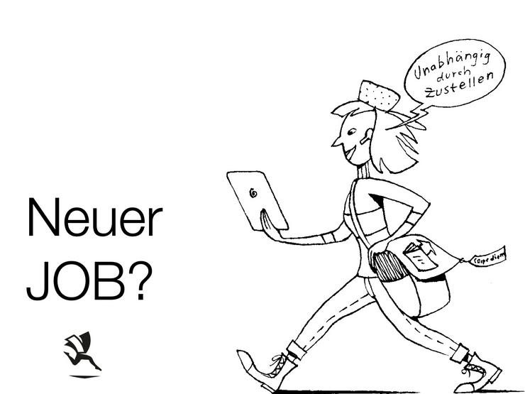 Minijob, Teilzeit- oder Vollzeitjob, Zustellen in Oberhaid