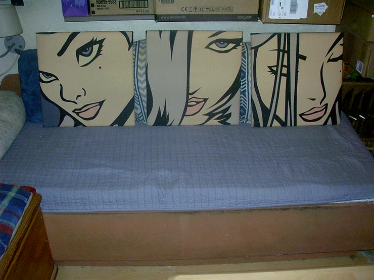 Bild 4: 3x Bilder / Keilrahmenbilder/ PopArt