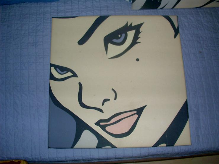 3x Bilder / Keilrahmenbilder/ PopArt