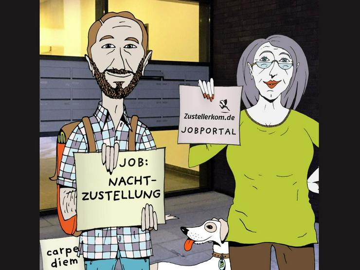 Zeitung austragen, Teilzeitjob, Nebenjob, Minijob in Neufra