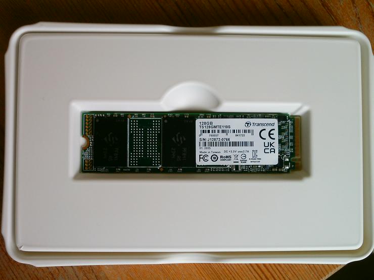 ⭐ SSD NVMe 128GB ⭐Transcend 110S - PCIe 3.0 x4 - Neuwertig