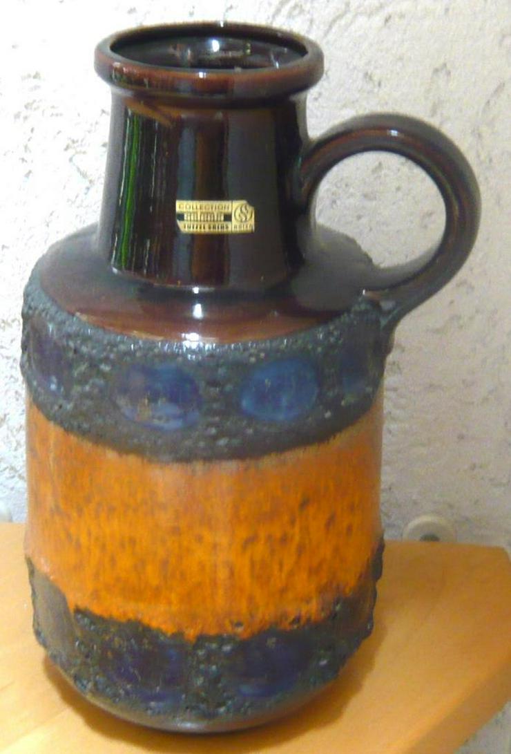 Bodenvase Fat Lava Stützel-Sachs Aalen 408-40 m. Henkel 40 cm TOP