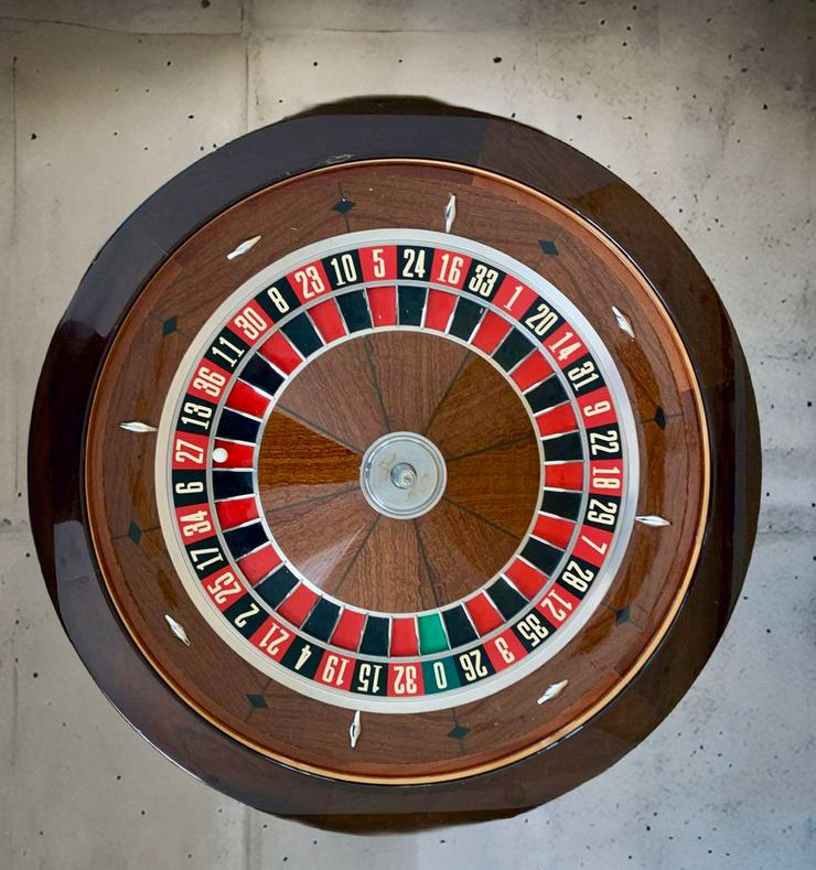 TCS John Huxley Roulette-Kessel - 32 Zoll (ca. 81 cm) - Exklusives Profi-Casino-Equipment