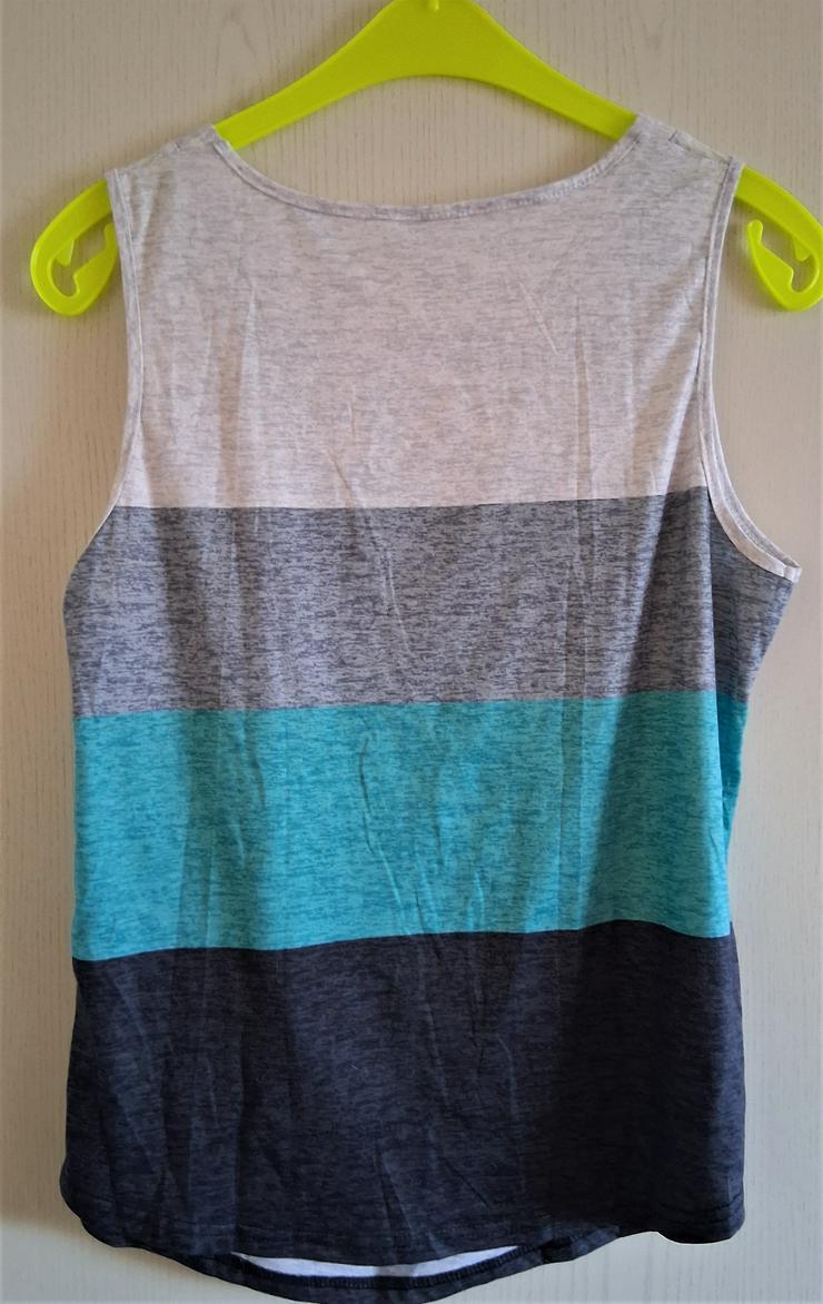 Bild 5: Stylisches Damen Tank Top L – Melierte Farben & Seitliche Knöpfe – Top Zustand!