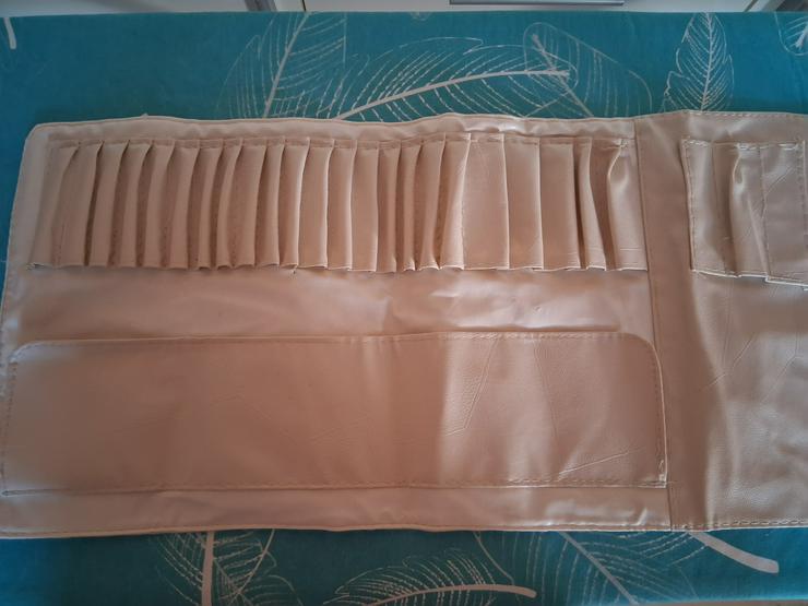 Bild 3: Pinsel Organizer Beige | Schminkaufbewahrung | Kosmetikbox