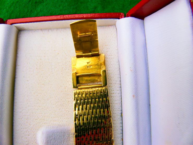 Bild 10: von Privat: 750er Goldarmband + Goldplatte 18 Karat, 74,1 Gramm, grav. SPEKULATION = 
