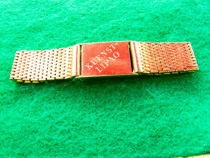 Bild 7: von Privat: 750er Goldarmband + Goldplatte 18 Karat, 74,1 Gramm, grav. SPEKULATION = 