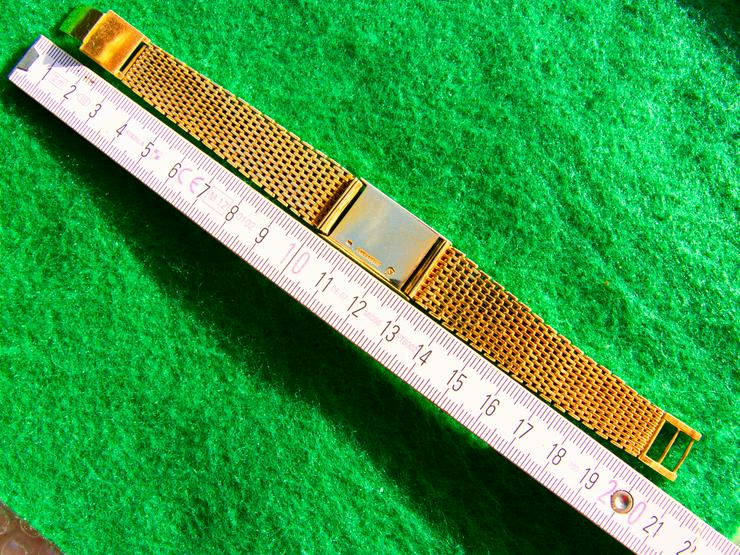Bild 6: von Privat: 750er Goldarmband + Goldplatte 18 Karat, 74,1 Gramm, grav. SPEKULATION = 