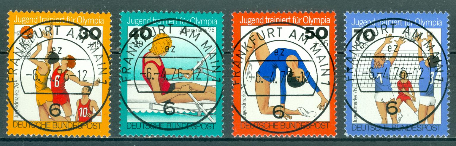 Bund gestempelt Nr. 882-85 mit Ersttagsstempel, genau wie auf dem Bild zu sehen. 