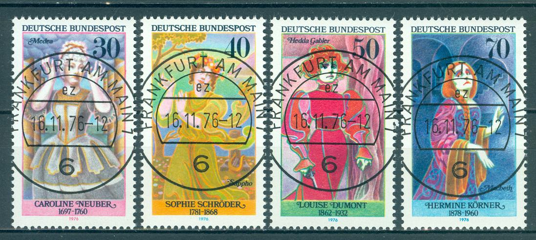 Bund gestempelt Nr. 908-11 mit Ersttagsstempel,genau wie auf dem Bild zu sehen. 