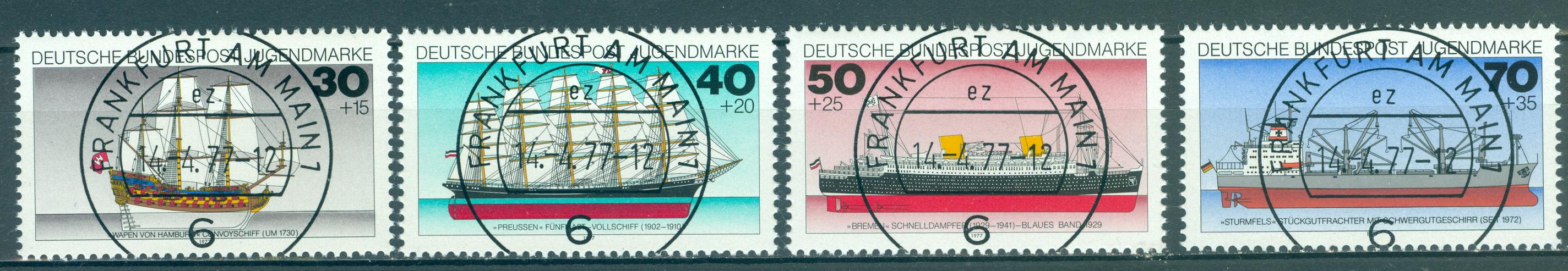 Bund gestempelt Nr. 929-32 mit Ersttagsstempel, genau wie auf dem Bild zu sehen.