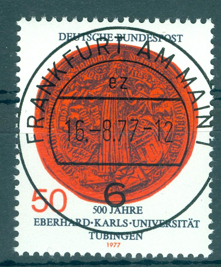 Bund gestempelt Nr. 946 mit Ersttagsstempel, genau wie auf dem Bild zu sehen