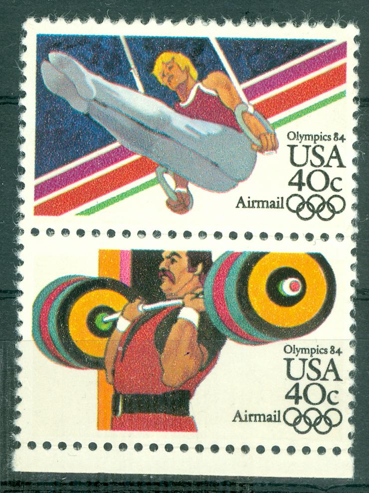 USA postfrisch Nr. 1623+25 Zusammendruck ohne Falz oder Falzrückstände