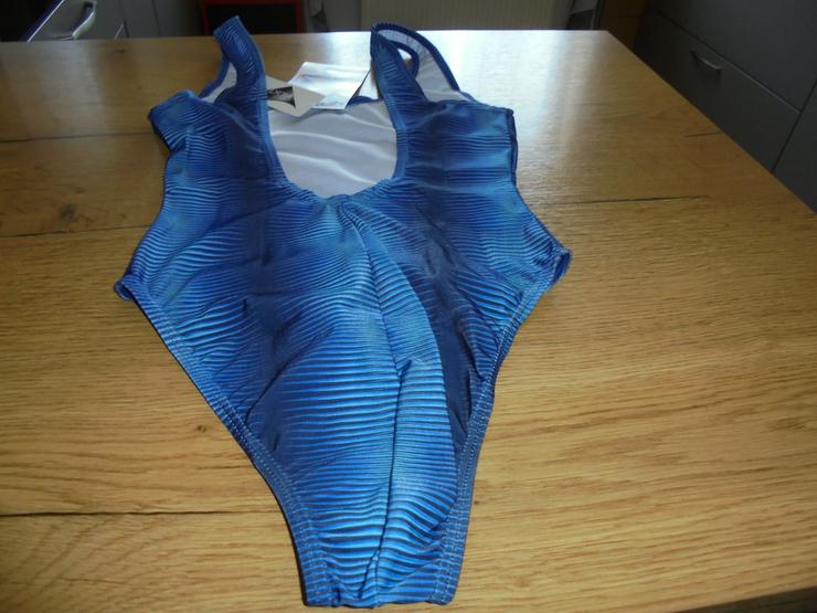Bild 5: NEU: Damen Badeanzug blau gestreift Gr. 36 v. Camaro