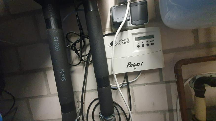 gebrauchte Solar-Warmwasseranlage Perfekt1 (Ikarus) komplett