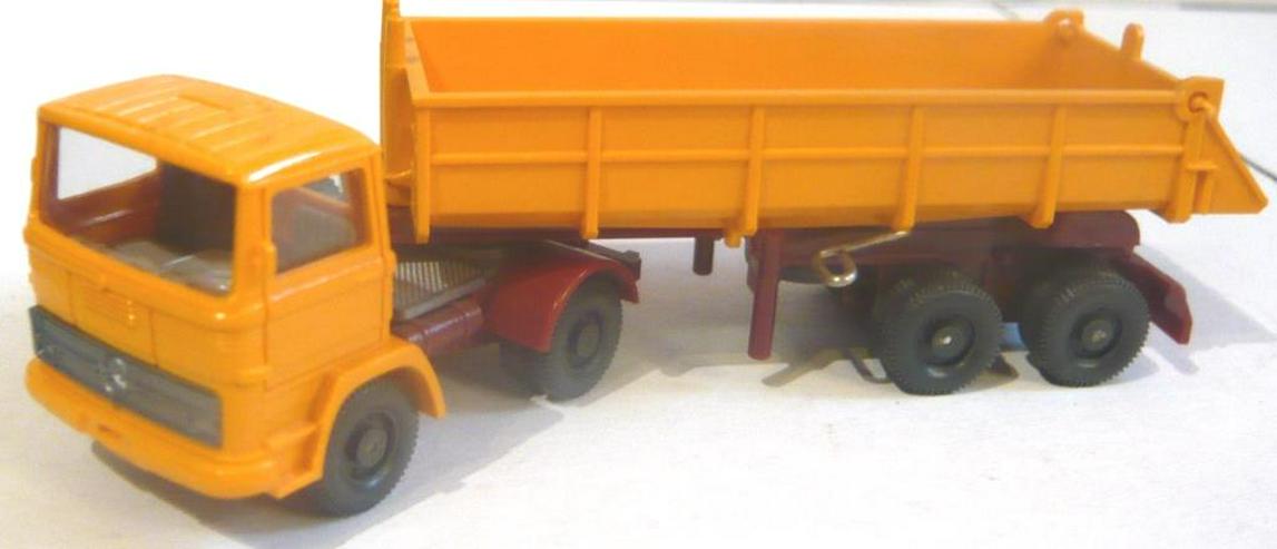 Wiking alt 1:87 MB 1317 Sattelkipper Auflieger orange