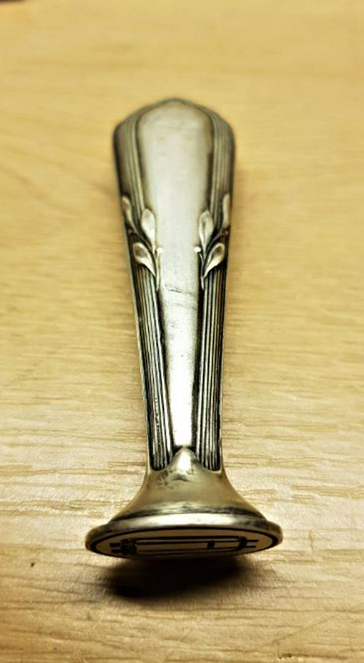Bild 8: Siegel Stempel 1938 SILBER Initialen Prägung OH