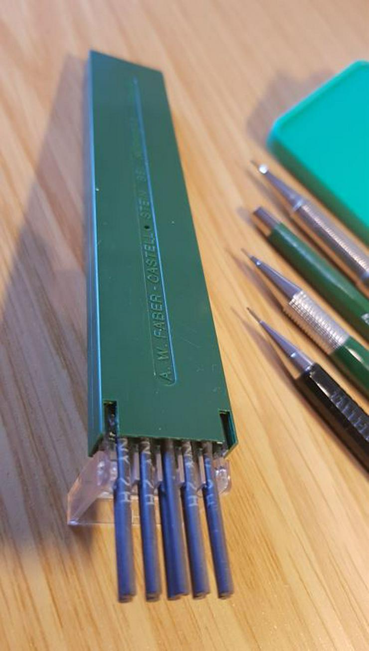 Bild 17: Minenbleistifte: A.W. Faber Castell 1TK 9555 B + 1TK-fine 9705 + 1pentel japan (je30€)