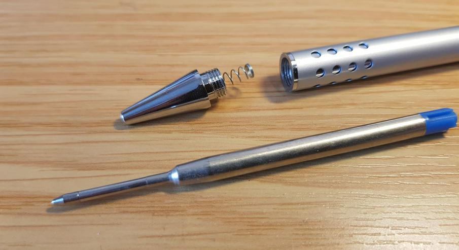 Bild 8: Schreibset iridium point Kugelschreiber Füller Minenbleistift im Etui (OVP, Neu)