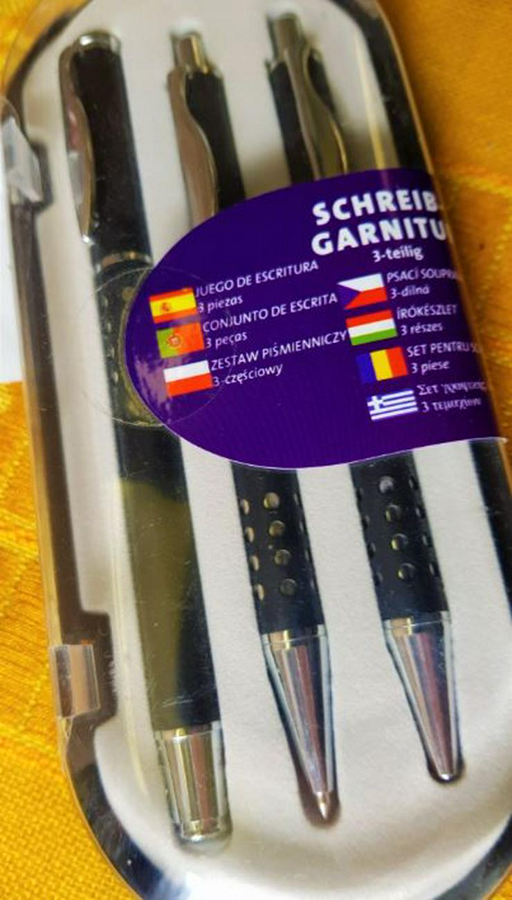 Bild 4: Schreibset iridium point Kugelschreiber Füller Minenbleistift im Etui (OVP, Neu)