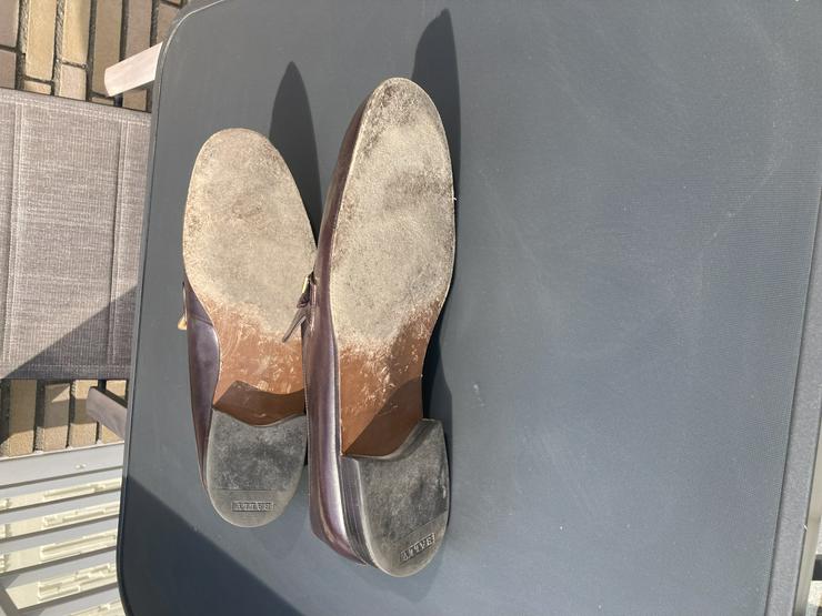 Bild 3: elegante Herrenschuhe "Bally" mit Ledersohle (Slipper, Salonschuhe)