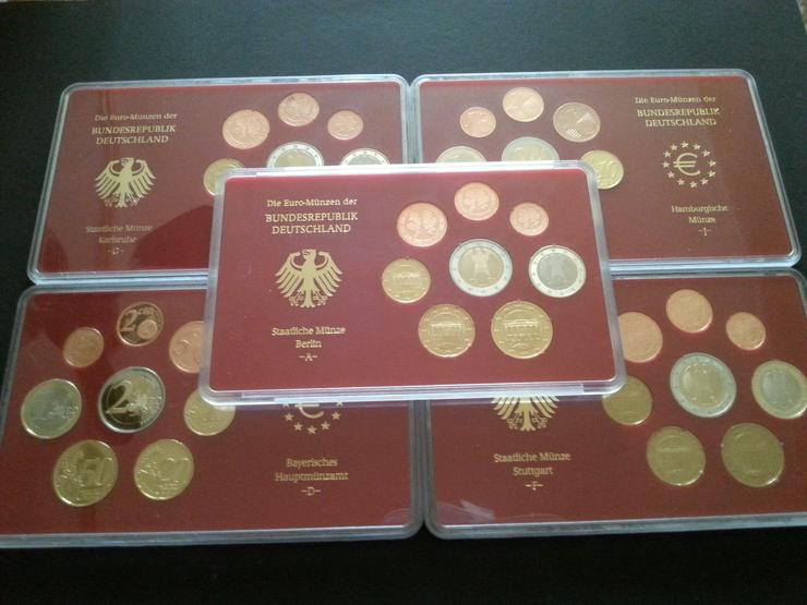 Deutschland KMS 2003 „Polierte Platte“ (PP) A-D-F-G-J Neu und OVP