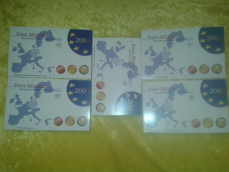Bild 2: Deutschland KMS 2003 „Polierte Platte“ (PP) A-D-F-G-J Neu und OVP