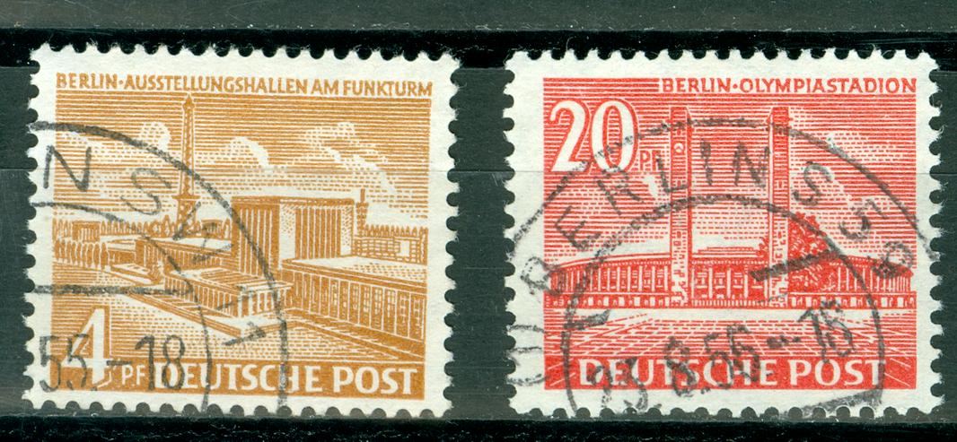 Berlin gestempelt Nr. 112-113