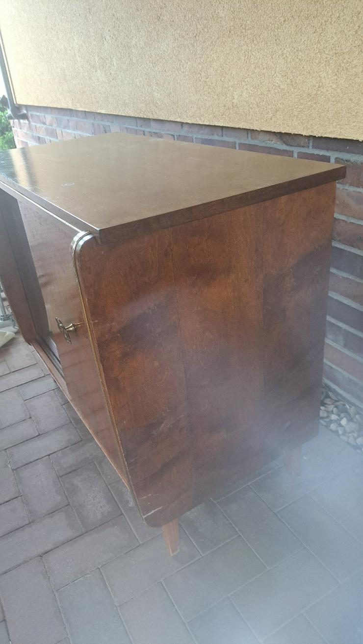Bild 4: +++RAR+++ antike Hausbar 50 er Jahre Sideboard mit Glas- und Holzschiebetür