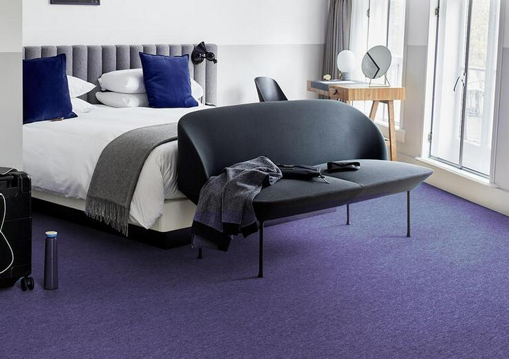 Heuga 530 Purple Teppichfliesen von Interface