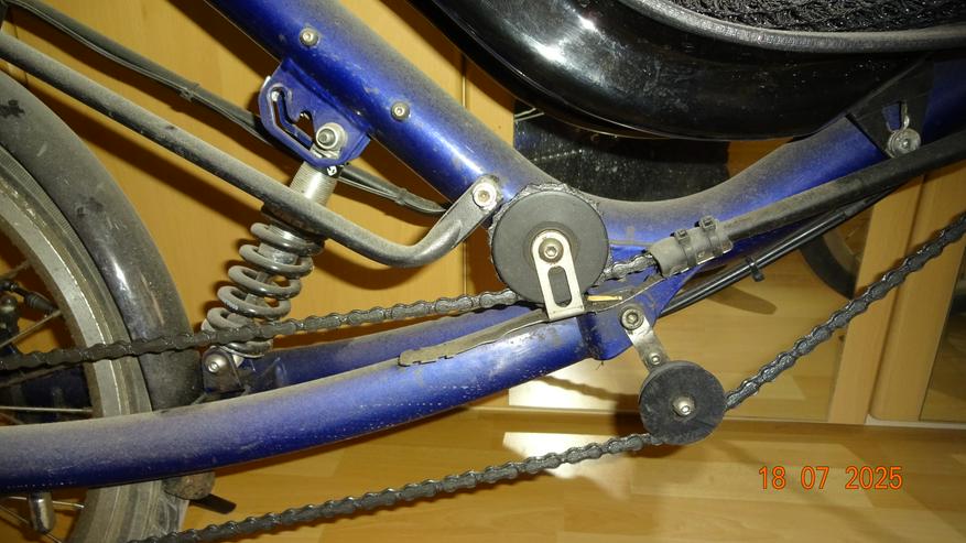 Bild 15: Liegefahrrad mit Rohloff Schaltung
