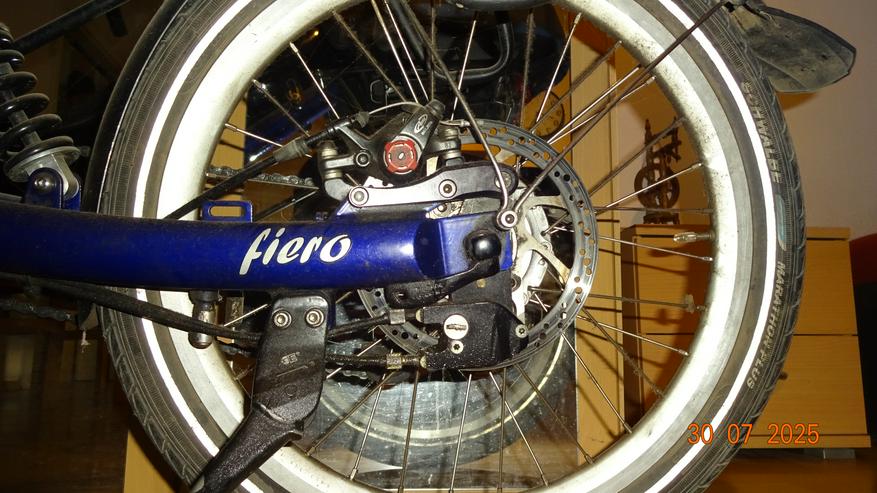 Bild 16: Liegefahrrad mit Rohloff Schaltung