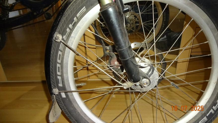 Bild 16: Liegefahrrad mit Rohloff Schaltung