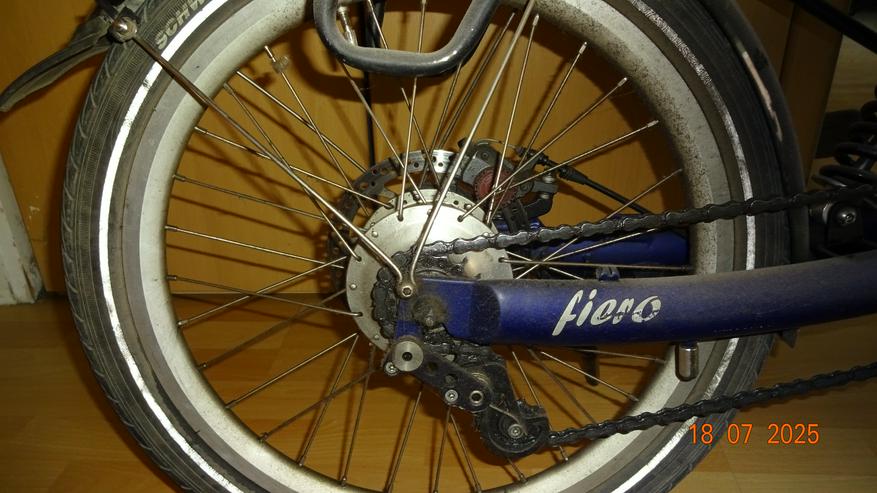 Bild 14: Liegefahrrad mit Rohloff Schaltung