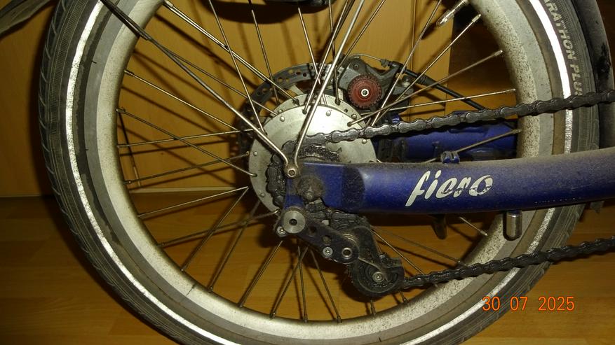 Bild 15: Liegefahrrad mit Rohloff Schaltung