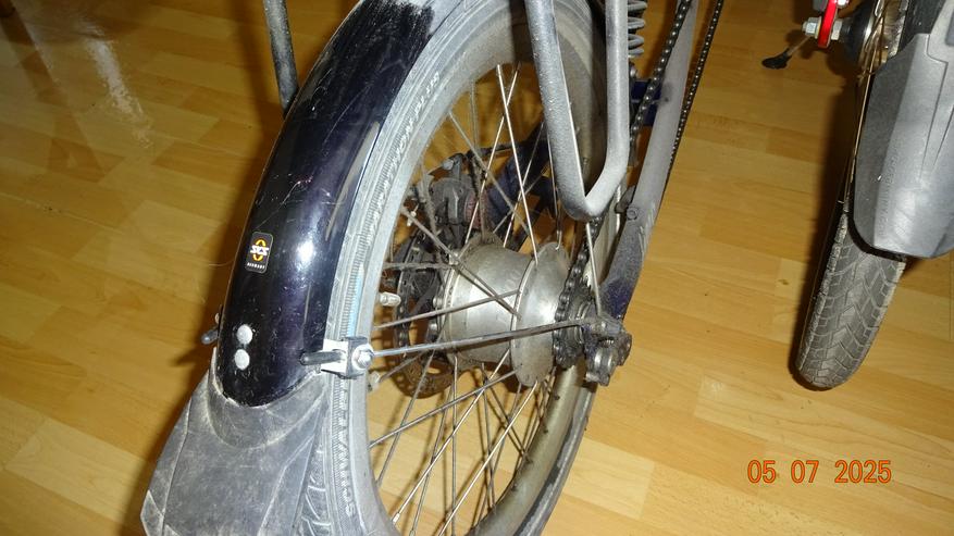 Bild 4: Liegefahrrad mit Rohloff Schaltung