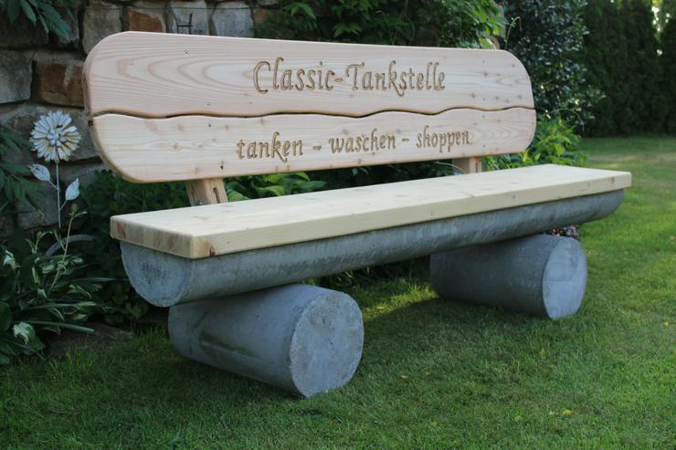 Betonbank. Bank für Fahrradwege. - Bänke - Bild 1