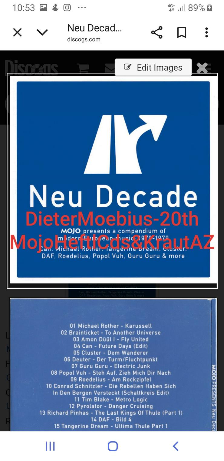 DieterMoebius10thKrautAZ AbbaZappa Uvm - CD - Bild 1