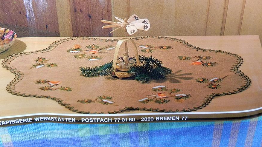 Bild 2: Vogeldecke zum Sticken Fabr. Bremer Tapisserie