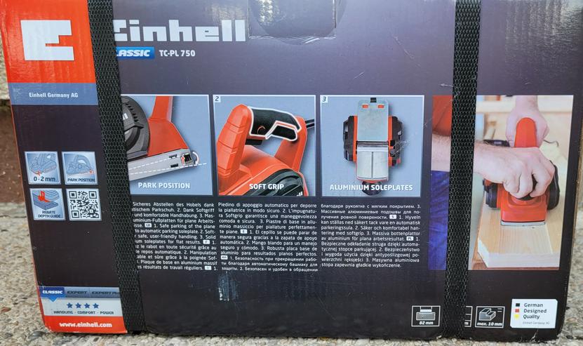 Bild 2: Einhell Elektrohobel TC-PL 750