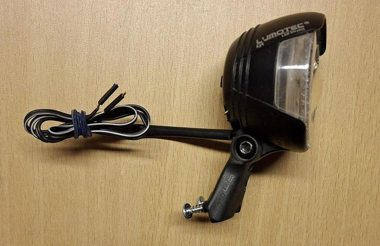 Fahrrad Frontlicht, B+M Lumotec LED BN Plus für Nabendynamo 6V, 