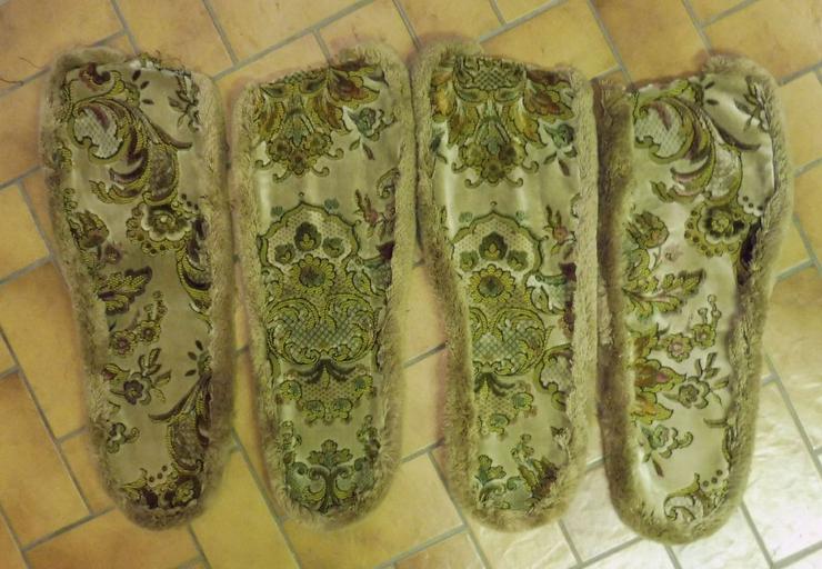 Bild 5: Diverse gebrauchte Velour Polsterbezugstücke