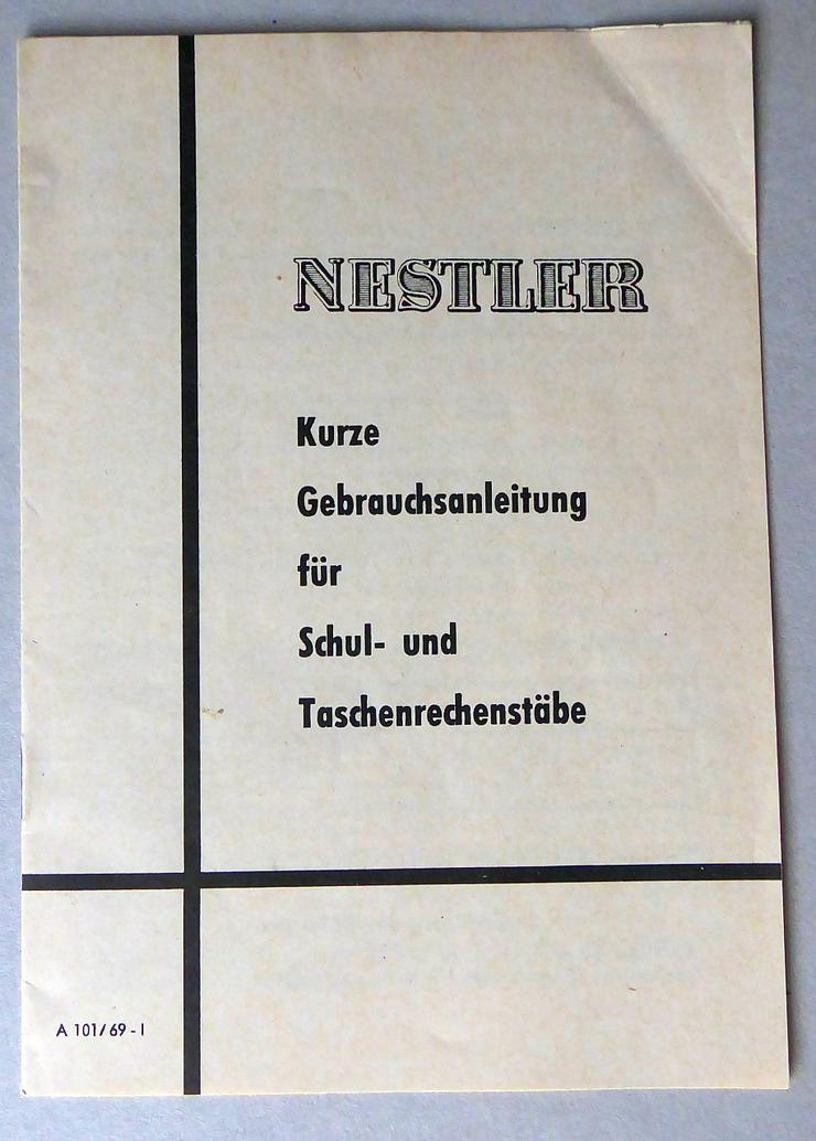 Bild 2: Taschenrechenschieber von Nestler Rietz originalverpack