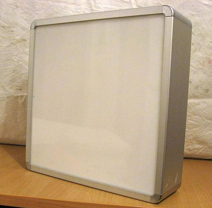 Transparentgehäuse, Alu silber eloxiert  330 x 330 x 95 mm - Weitere - Bild 1