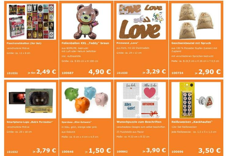 Bild 12: Verkauf Restposten Geschenkartikel / Regale Geschäftsauflösung