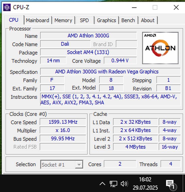 Bild 2: AMD Athlon 3000G - AM4 - Mit neuem Wraith Stealth Kühler