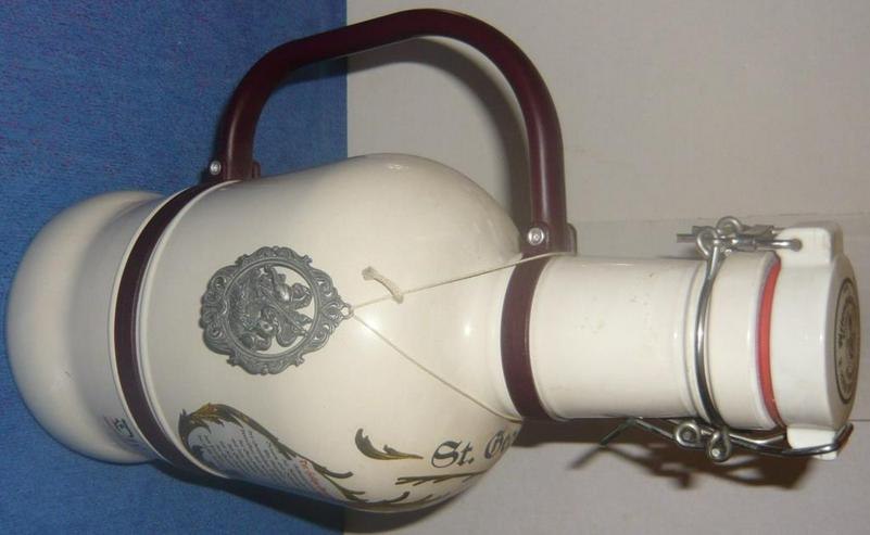Bild 2: Flasche Krug 2 L "Die Schutzheiligen" St. Georg leer Sammler Deko