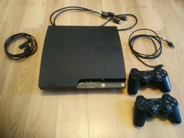 PS3 Playstation 3 Slim CFW (500GB), HomeTheater, Emus,SNES,MD,GB - PlayStation Konsolen & Controller - Bild 1