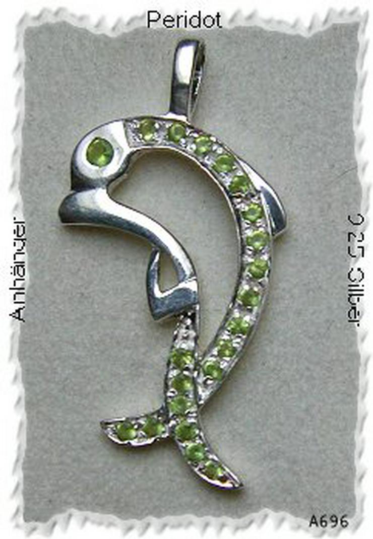 Peridotanhänger, 925 Silber