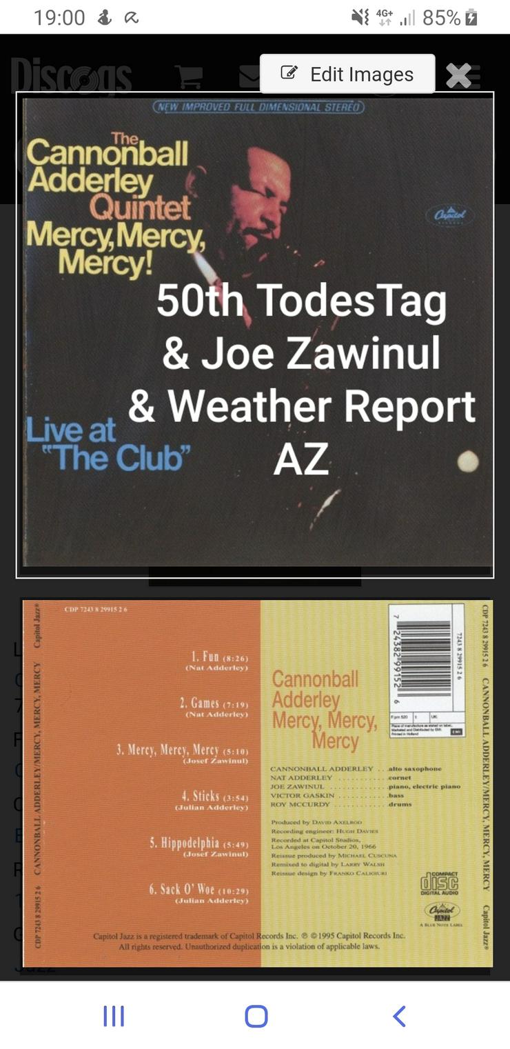 CannonballAdderley50th&JazzAZ AbbaZappa